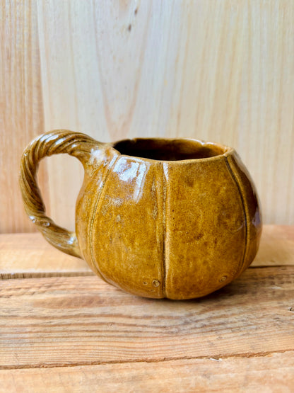 Grande tasse citrouille brun kaki - 6