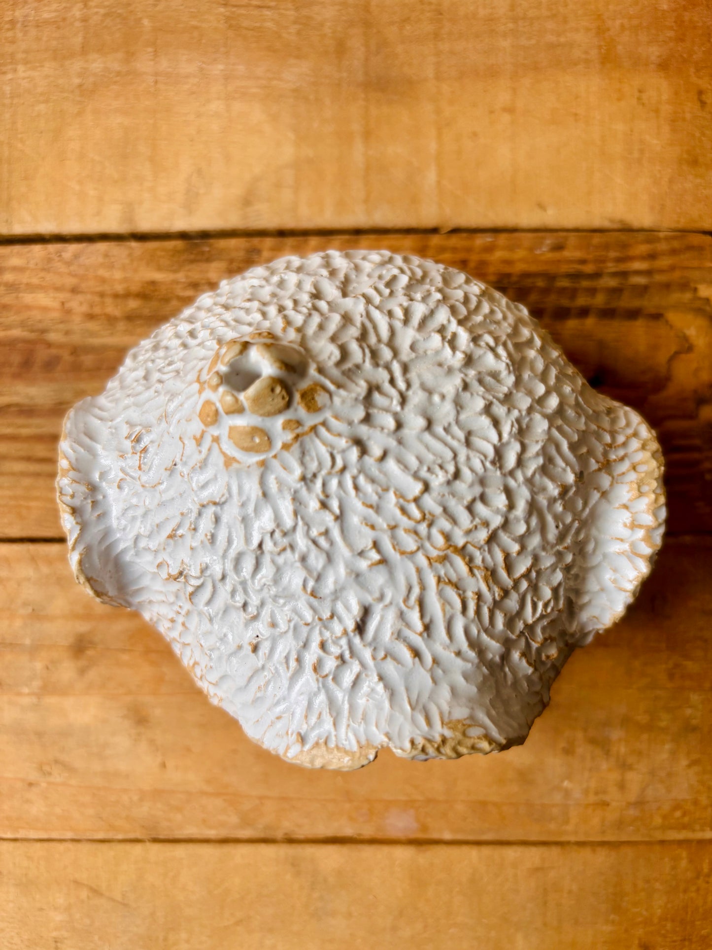 House 1 - white and gold tealight holder