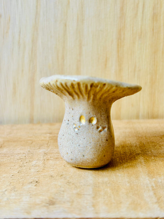 LEON - champignon miniature beige et or - 1