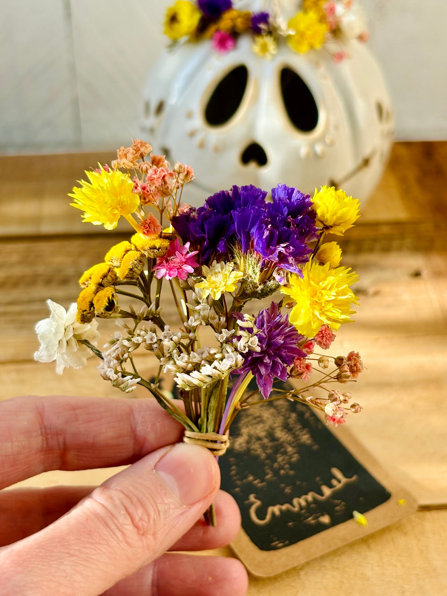 Bouquet de fleurs séchées