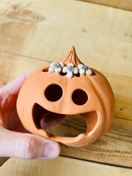 SUZIE - orange tealight holder