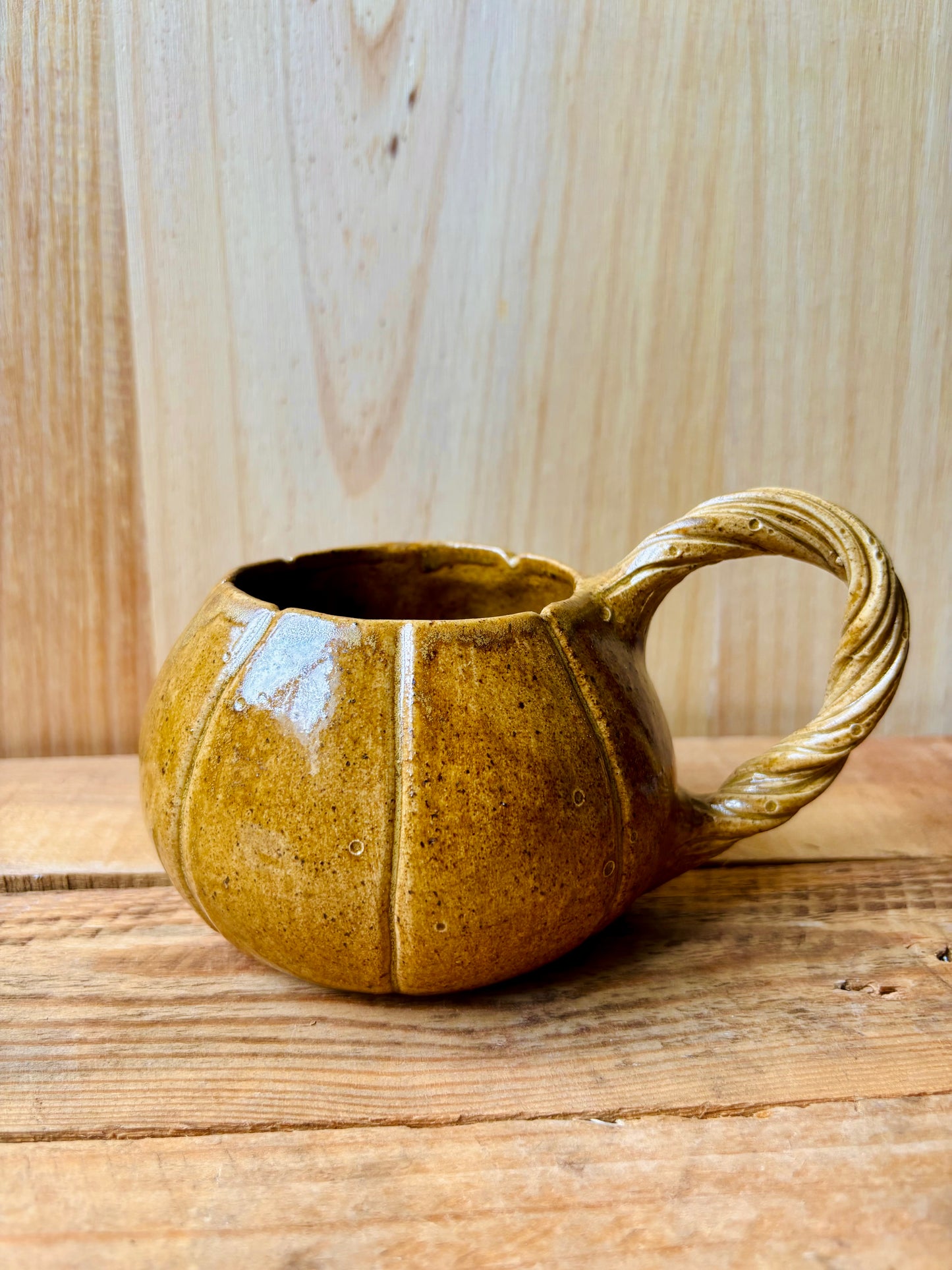 Tasse citrouille brun kaki - 7