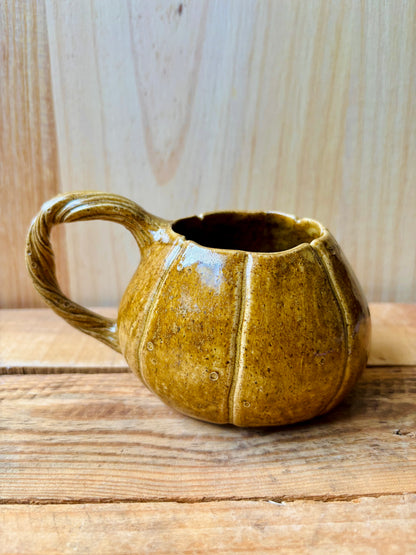 Tasse citrouille brun kaki - 1