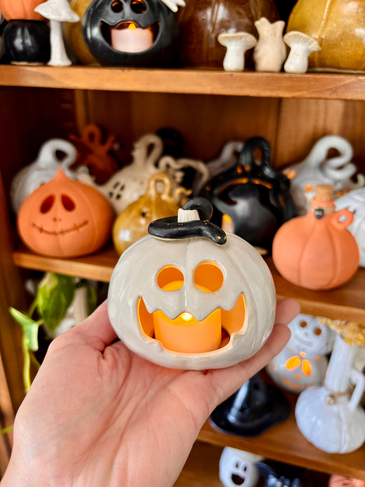 SUZIE - orange tealight holder