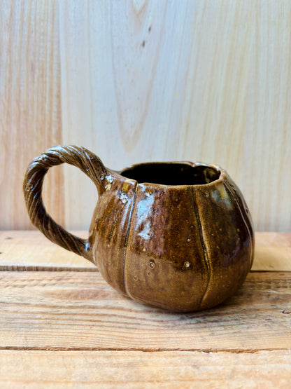 Tasse citrouille marron - 2
