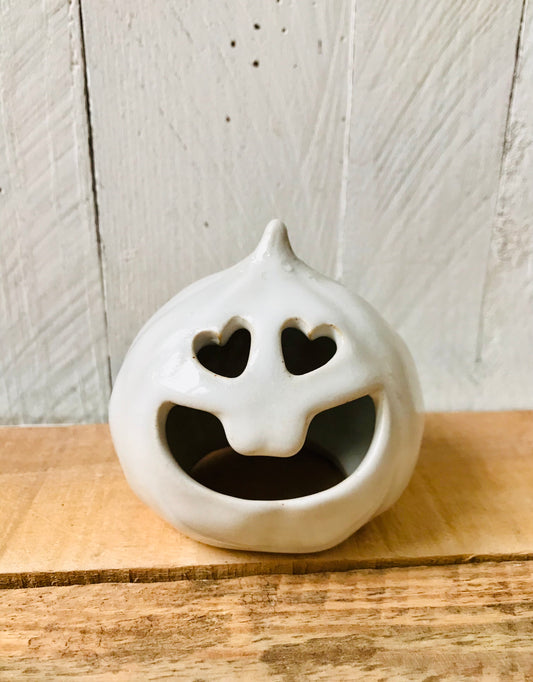 LUCY - white tealight holder - imperfect 3