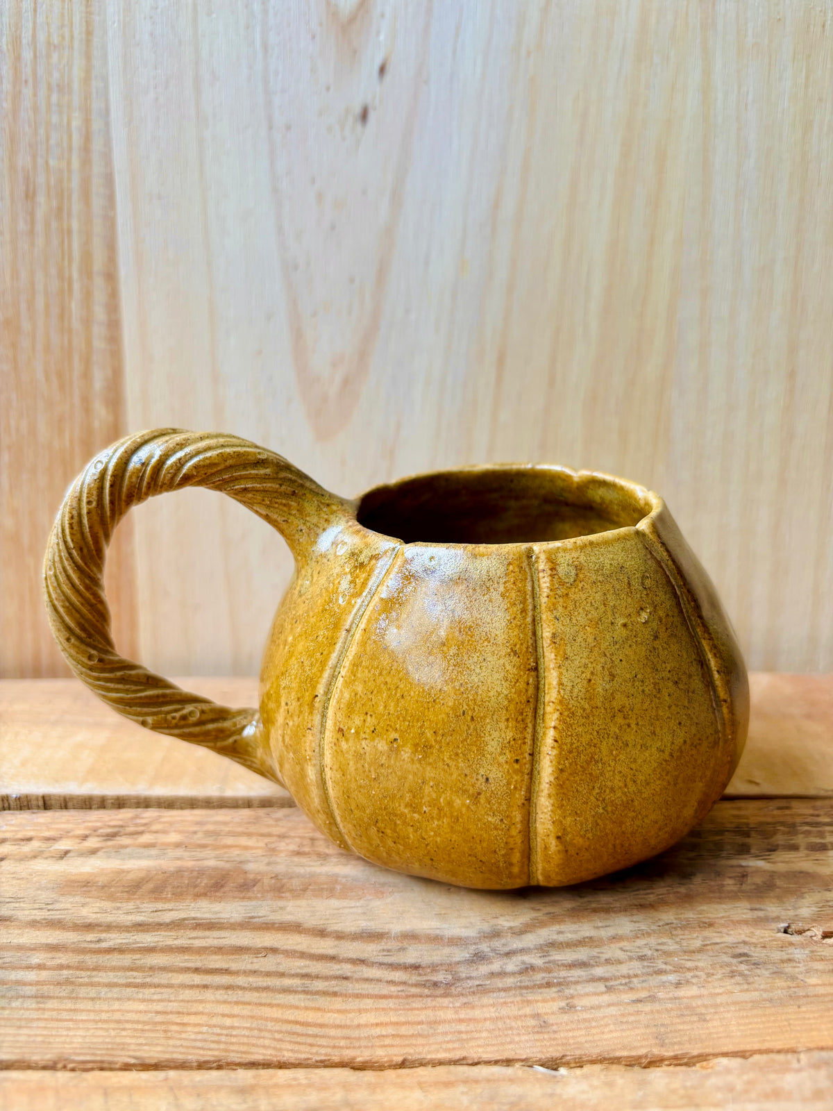 Tasse citrouille brun kaki - 3