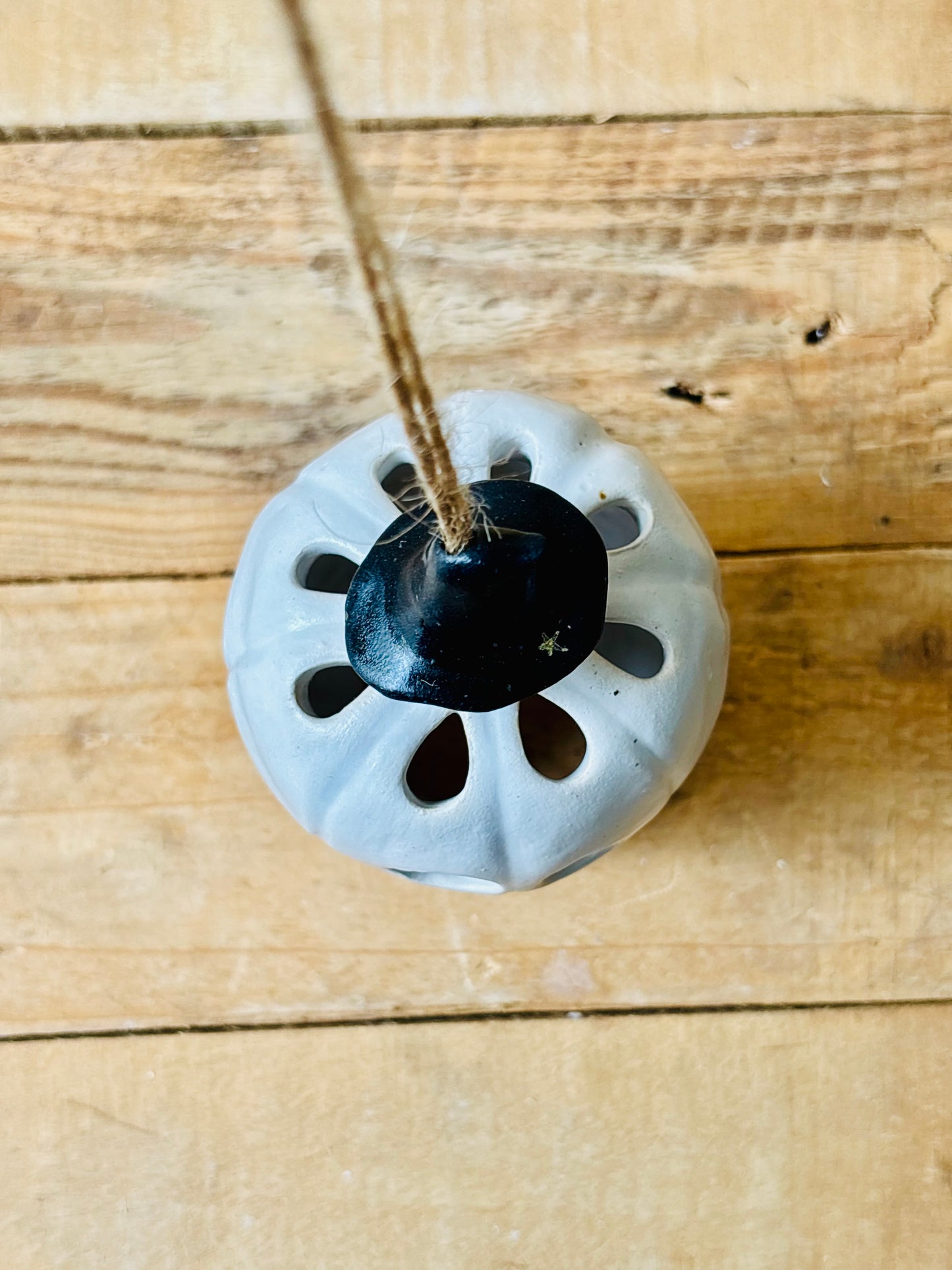 MAXIME FIOLE - photophore suspension blanc et noir