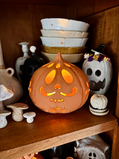 SUZIE - orange tealight holder