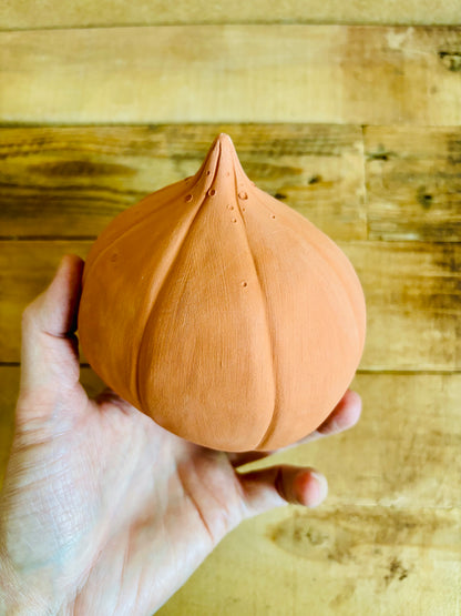 PATRICK - photophore orange imparfait 1