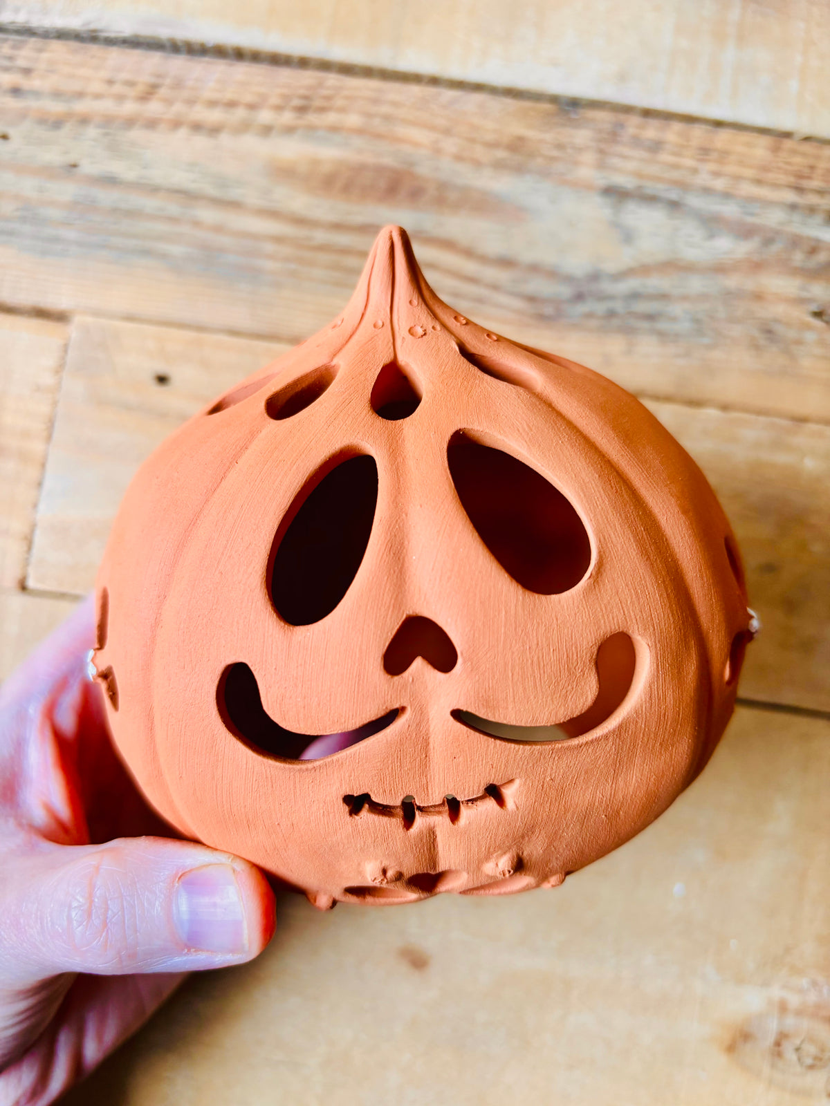 SUZIE - orange tealight holder