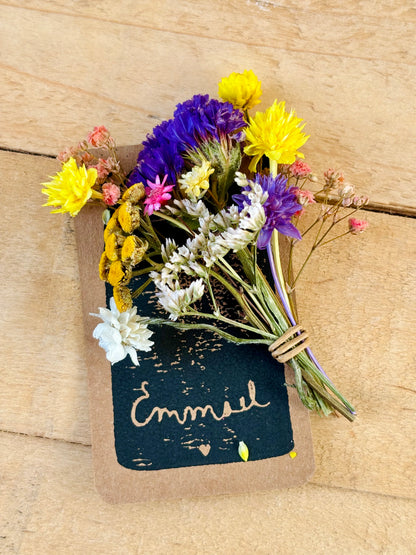 Bouquet de fleurs séchées