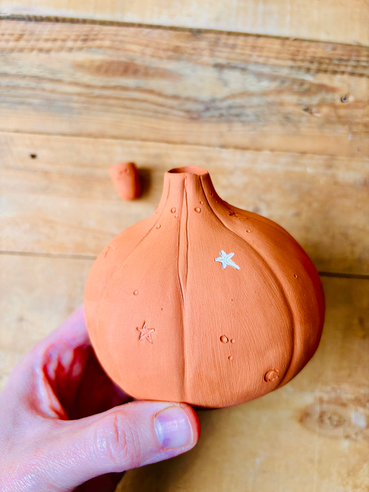 SUZIE - orange tealight holder