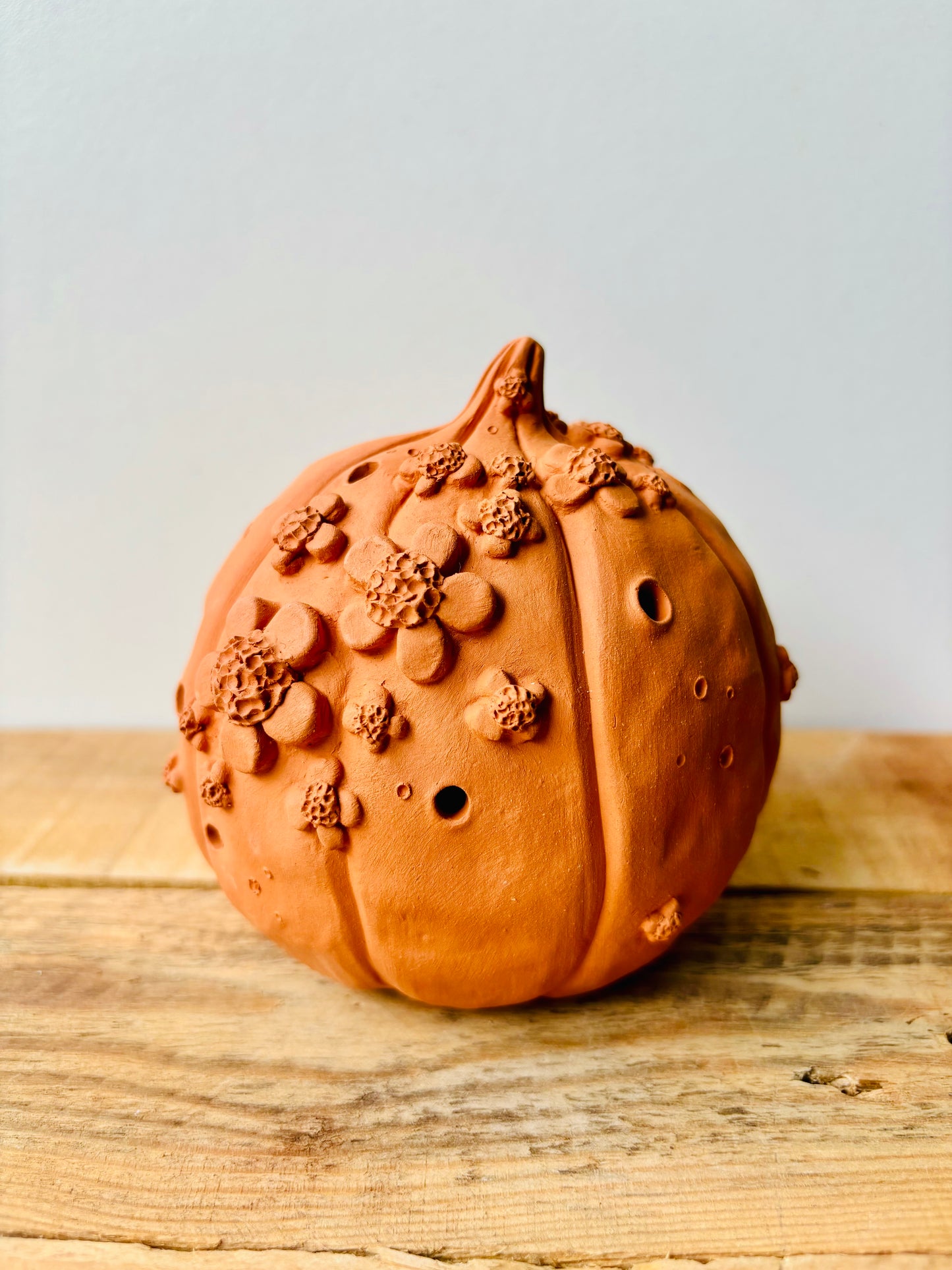 Pumpkin - orange tealight holder