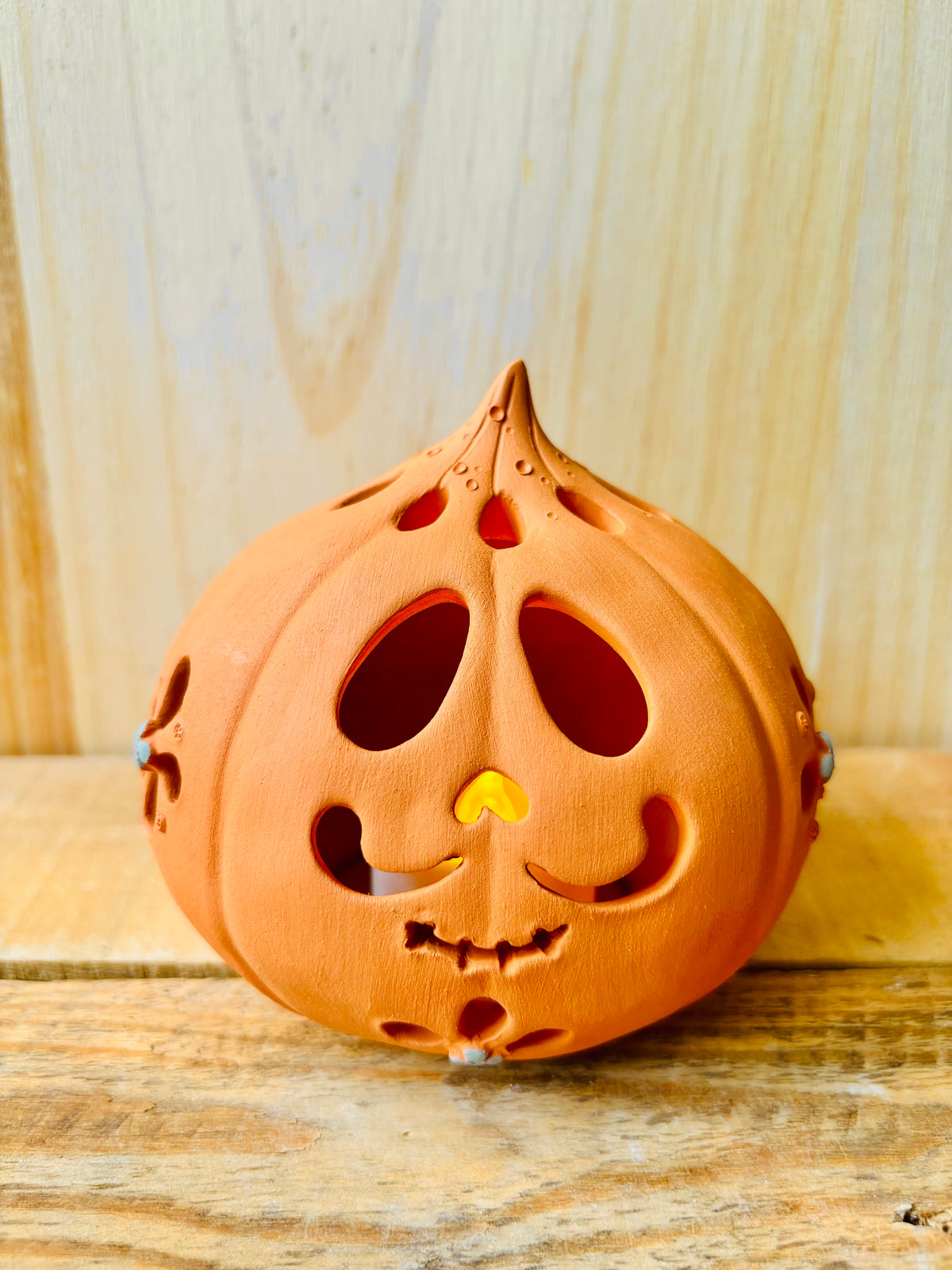 SUZIE - orange tealight holder