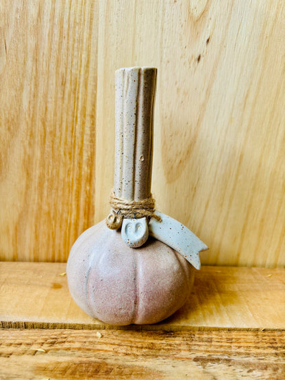 VASE - fiole beige moucheté - 2