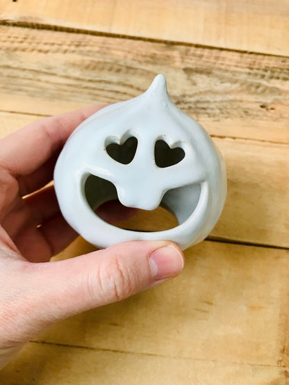 LUCY - white tealight holder - imperfect 3