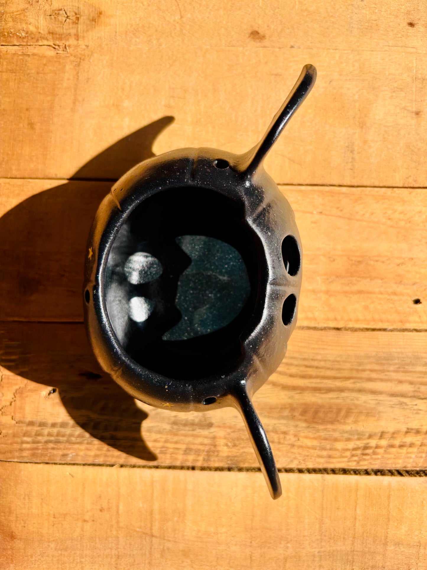 BARTOK  - suspension photophore noir et doré