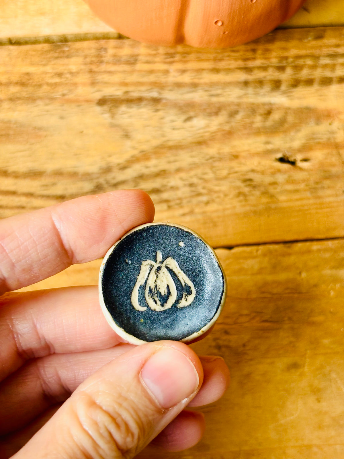 SUZIE - orange tealight holder