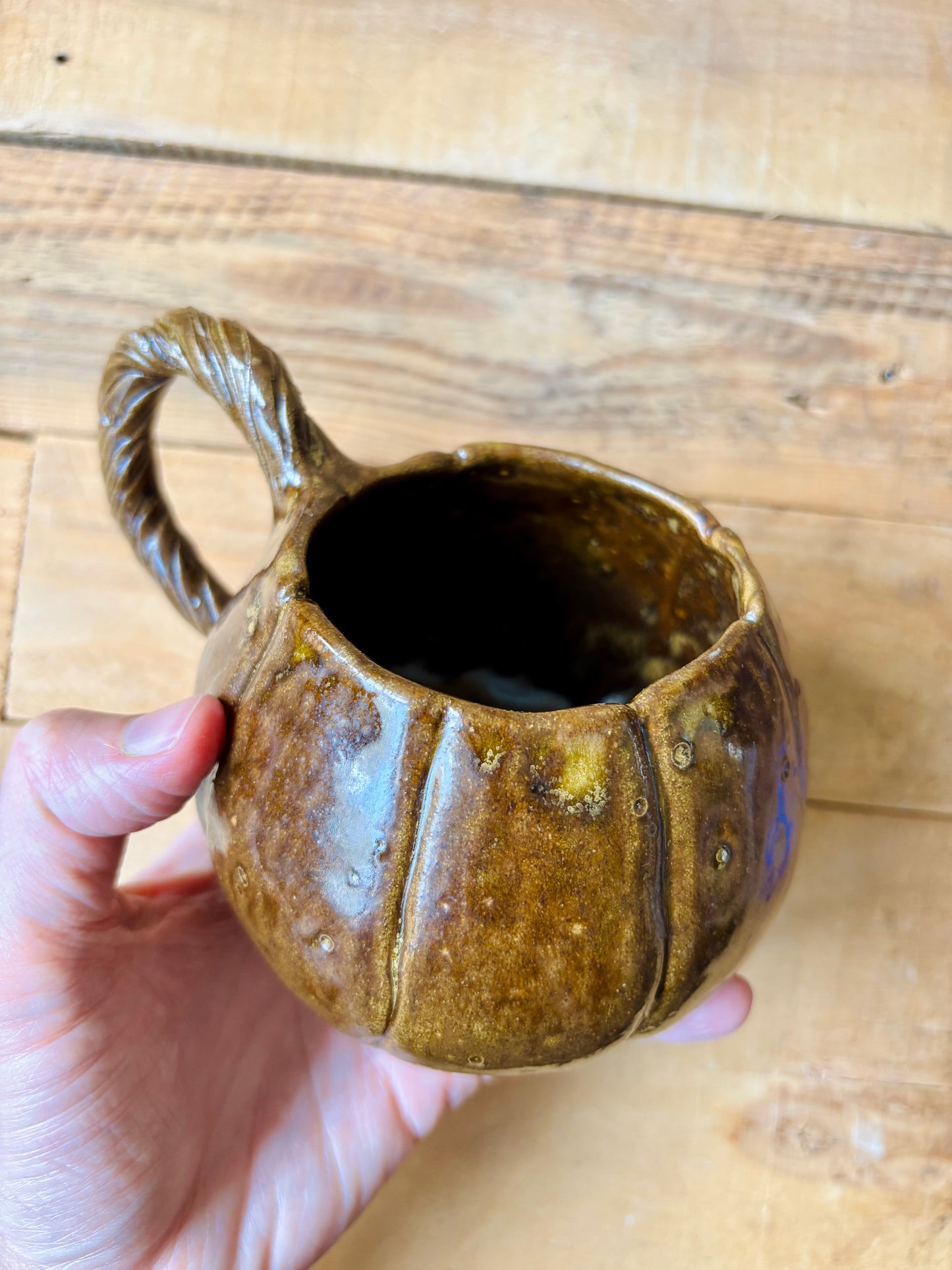 Tasse citrouille marron - 2