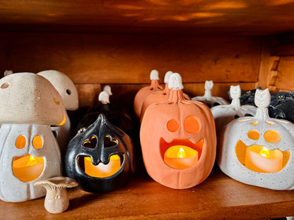 SUZIE - orange tealight holder