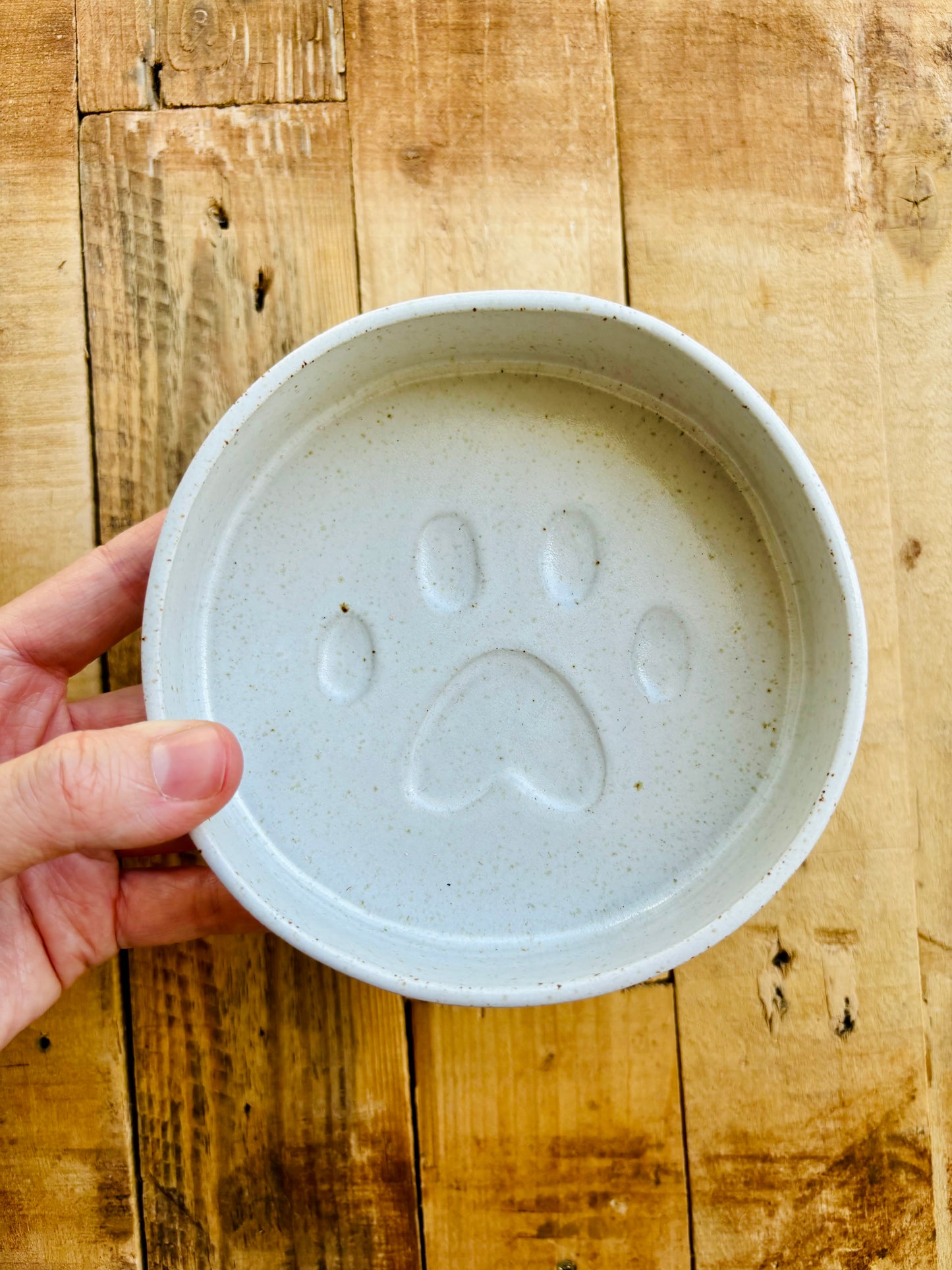 Footprint pattern bowl - in stock