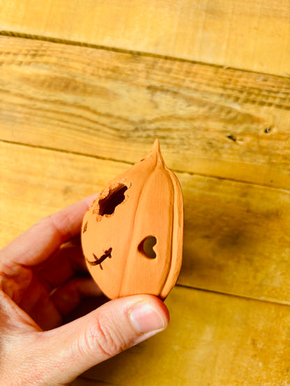 Citrouille murale orange 2