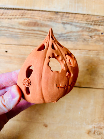 Citrouille murale orange 9