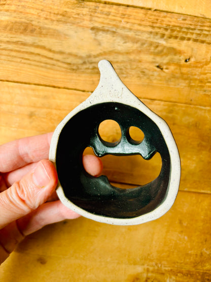 Citrouille murale noire et doré 1