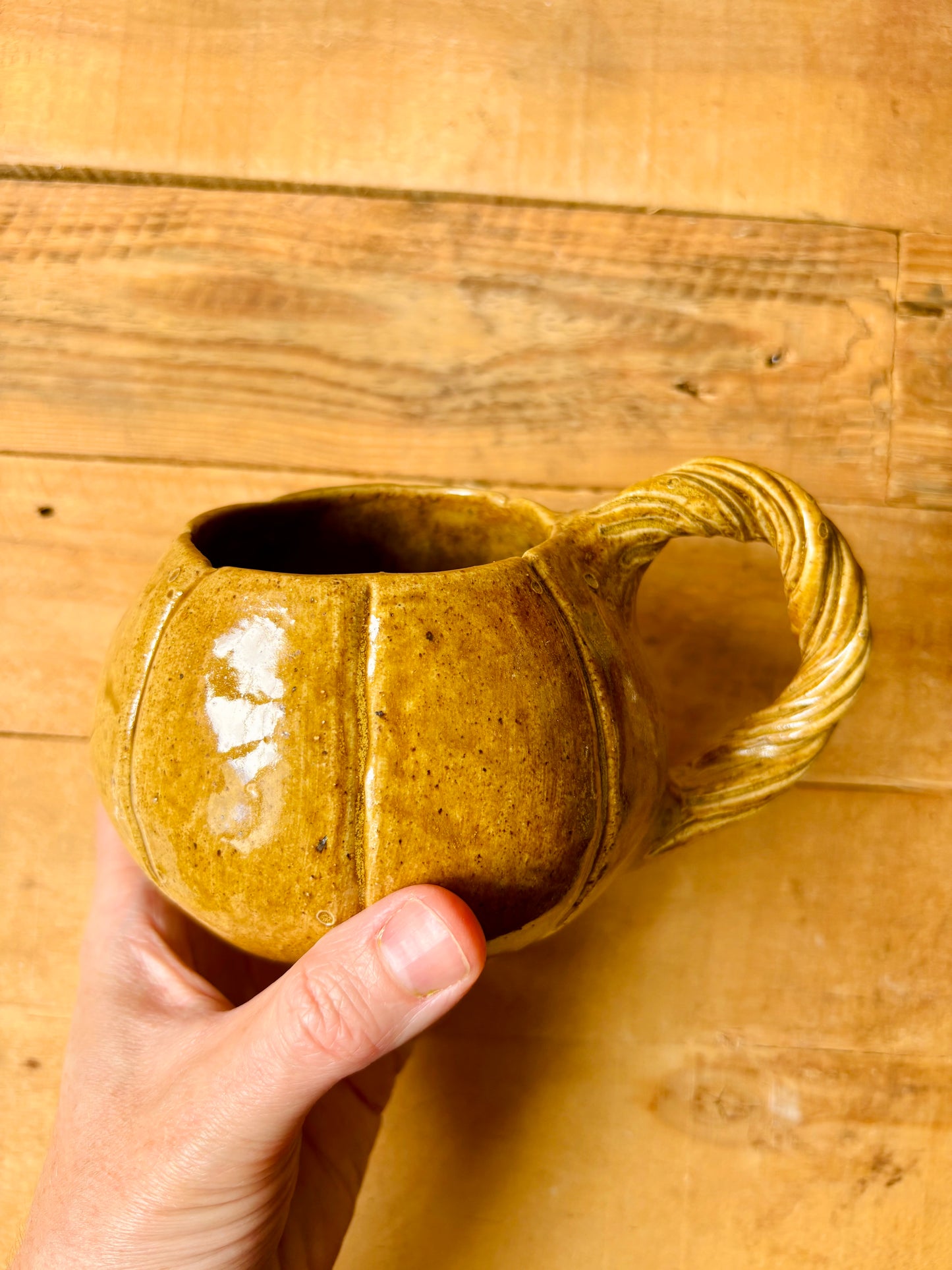 Tasse citrouille brun kaki - 2