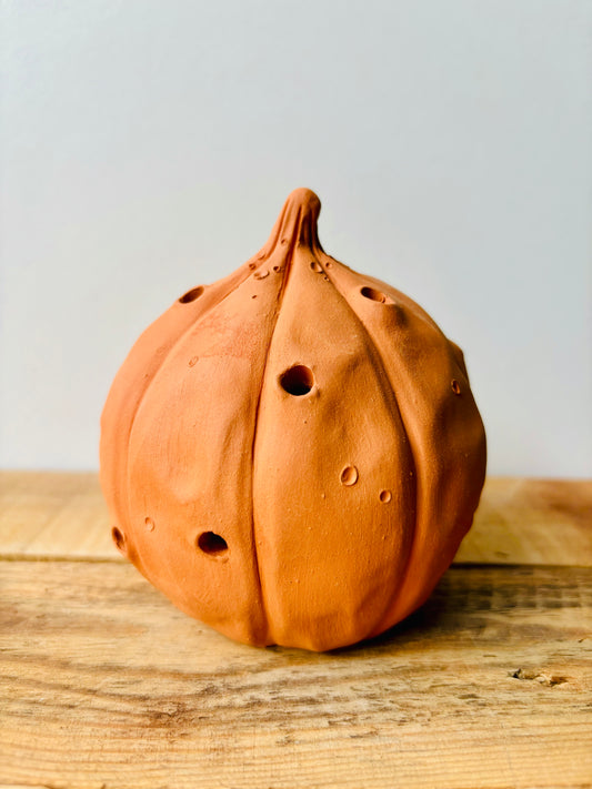 Pumpkin - orange tealight holder