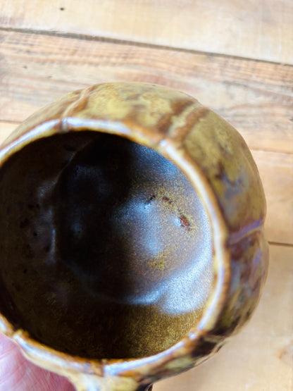 Tasse citrouille marron et vert - 3
