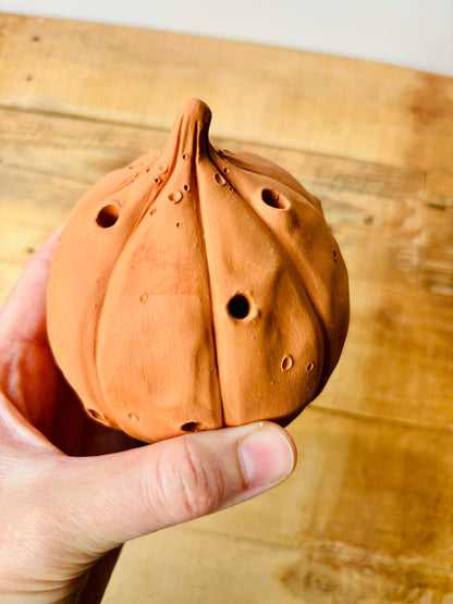 Pumpkin - orange tealight holder