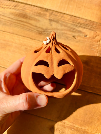 SUZIE - orange tealight holder