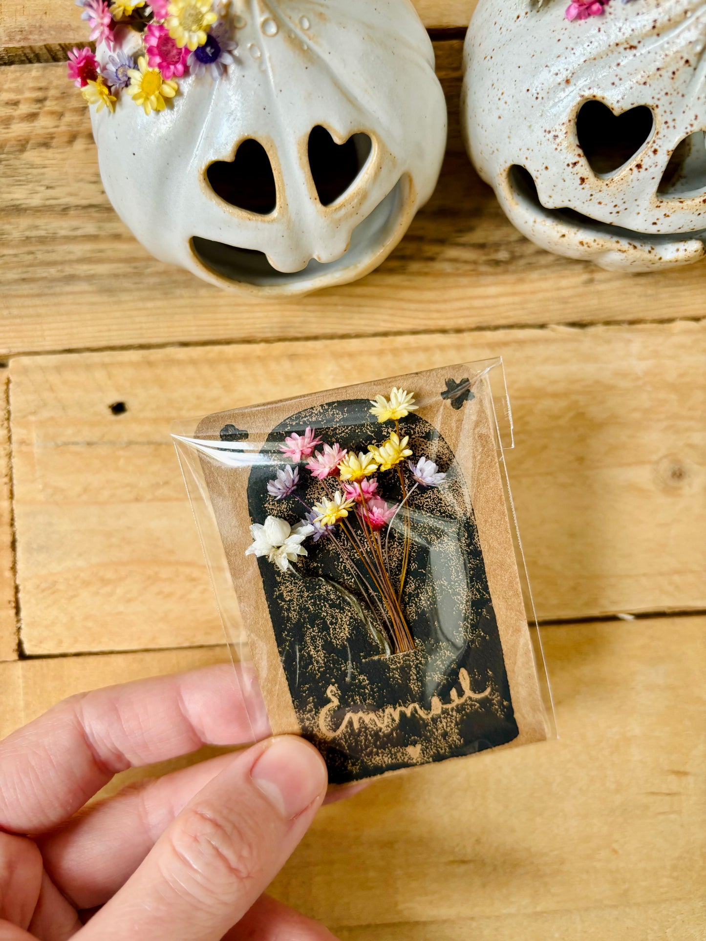 Petit bouquet de fleurs séchées