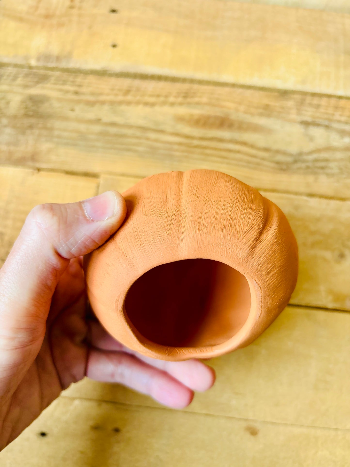 SUZIE - orange tealight holder