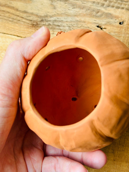 Pumpkin - orange tealight holder