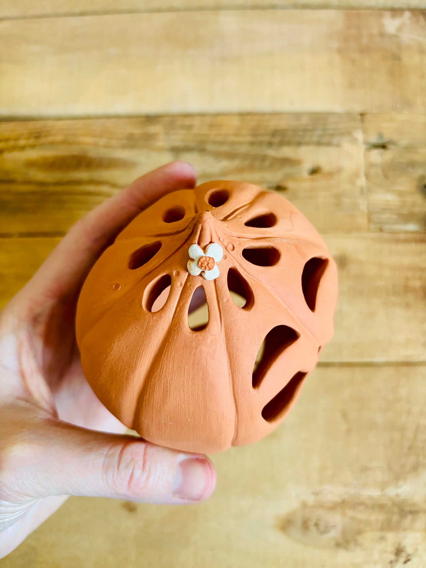 SUZIE - orange tealight holder