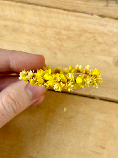 Petite couronne de fleurs séchées - 5