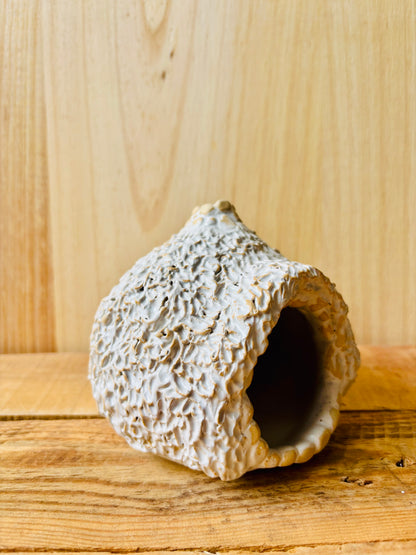 House 1 - white and gold tealight holder