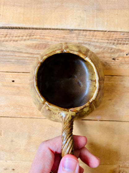 Tasse citrouille marron et vert - 3