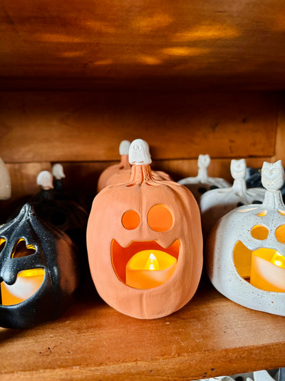 SUZIE - orange tealight holder