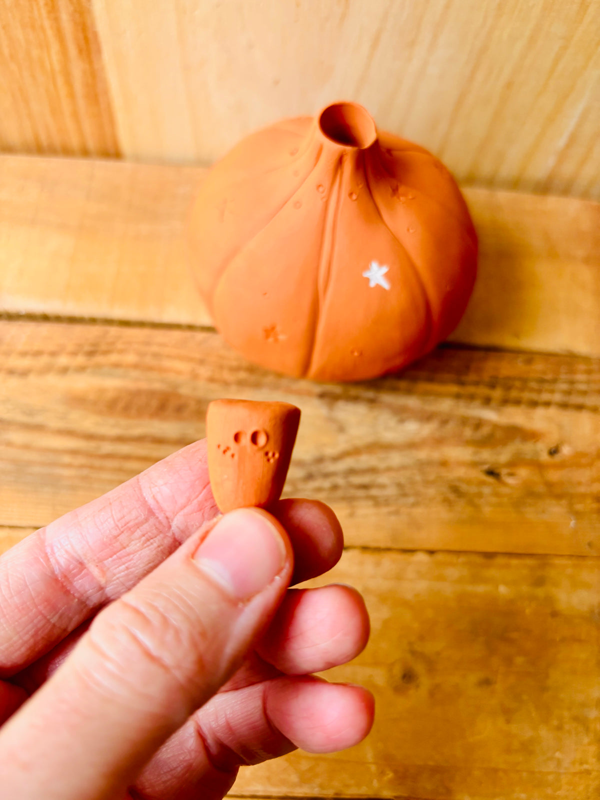 SUZIE - orange tealight holder